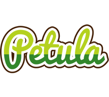 Petula golfing logo