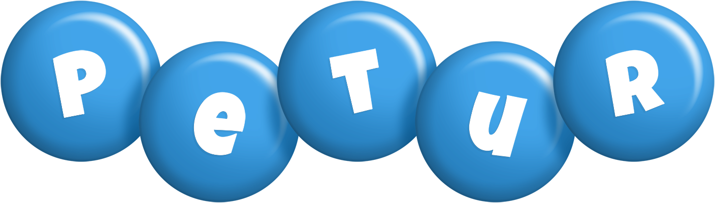 Petur candy-blue logo