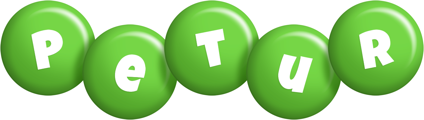 Petur candy-green logo