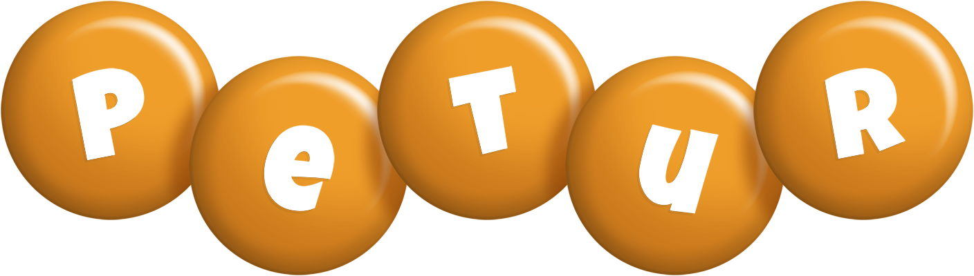 Petur candy-orange logo