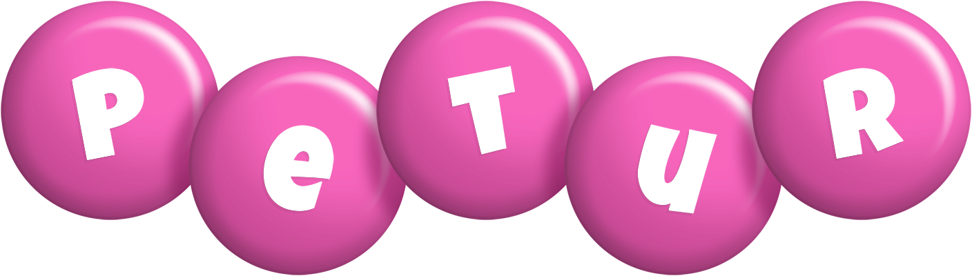 Petur candy-pink logo