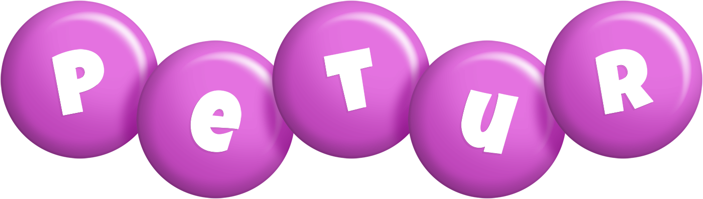 Petur candy-purple logo