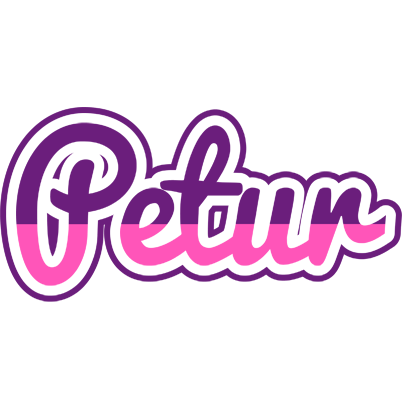 Petur cheerful logo