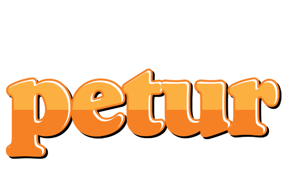 Petur orange logo