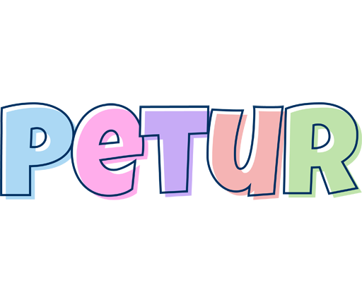 Petur pastel logo