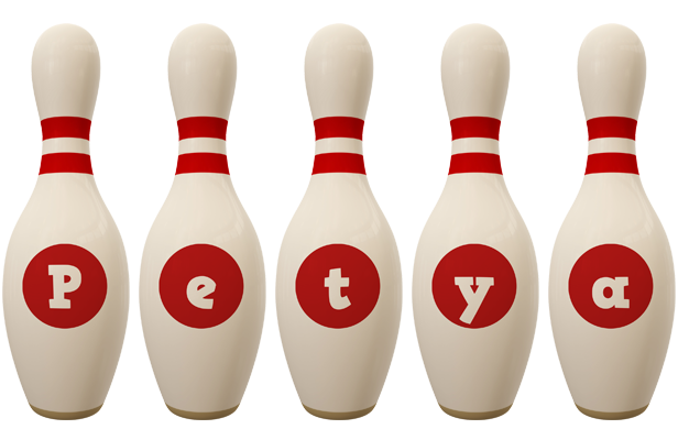 Petya bowling-pin logo