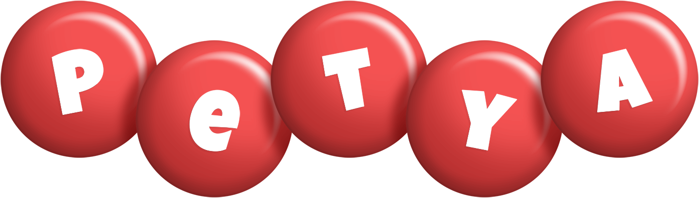 Petya candy-red logo