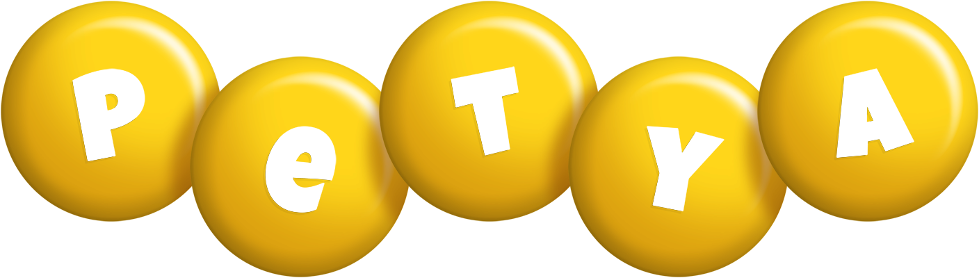 Petya candy-yellow logo
