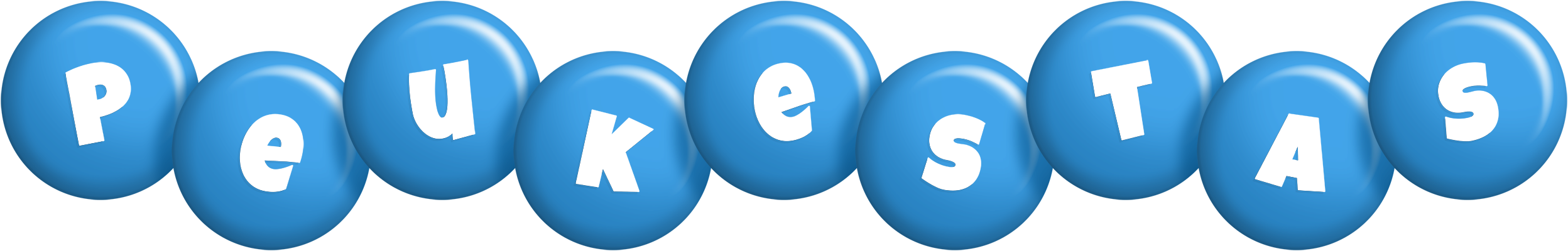 Peukestas candy-blue logo