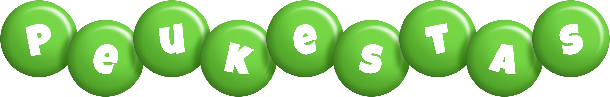 Peukestas candy-green logo