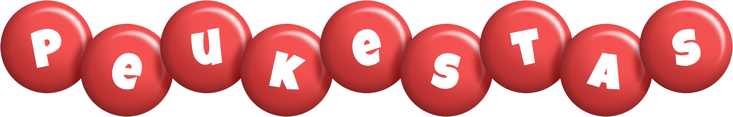 Peukestas candy-red logo