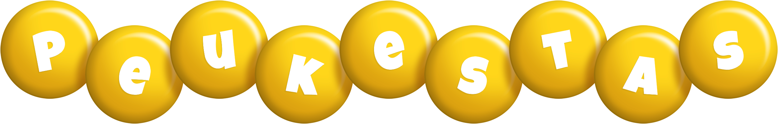 Peukestas candy-yellow logo