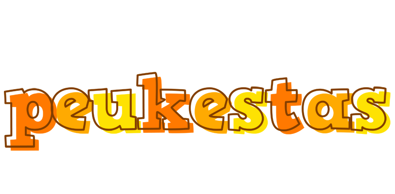 Peukestas desert logo