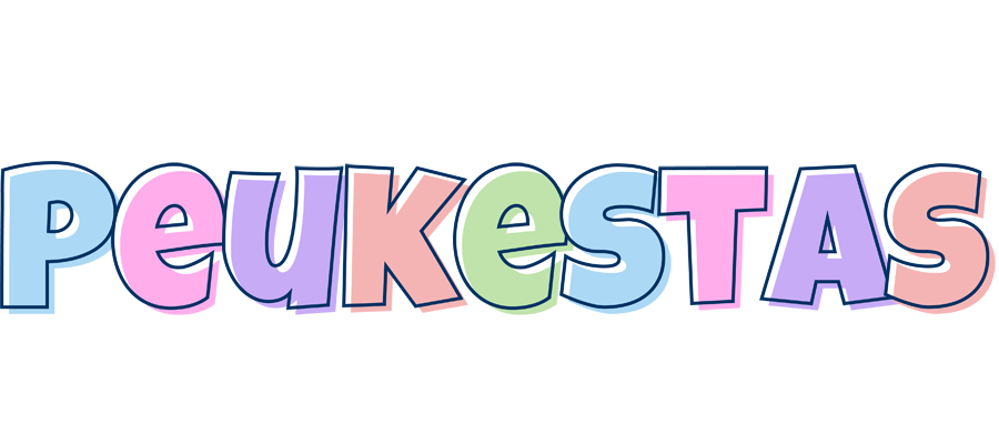 Peukestas pastel logo