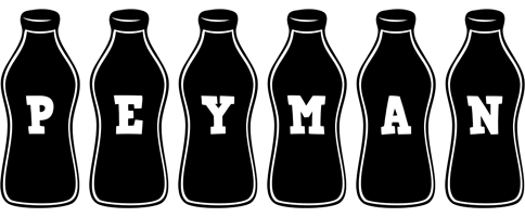 Peyman bottle logo