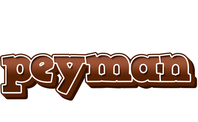Peyman brownie logo