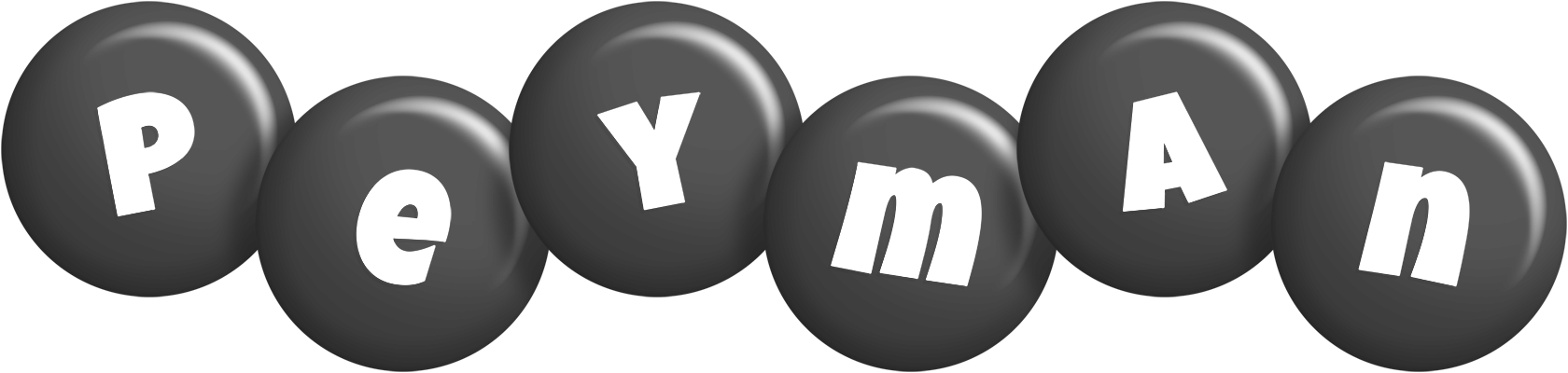 Peyman candy-black logo