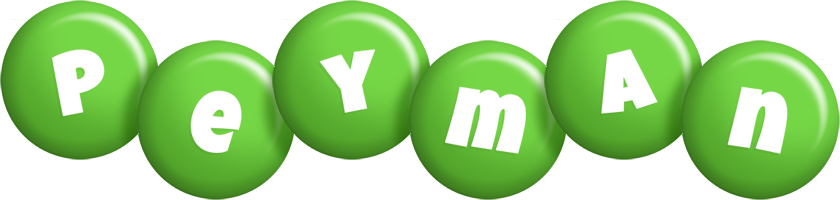 Peyman candy-green logo