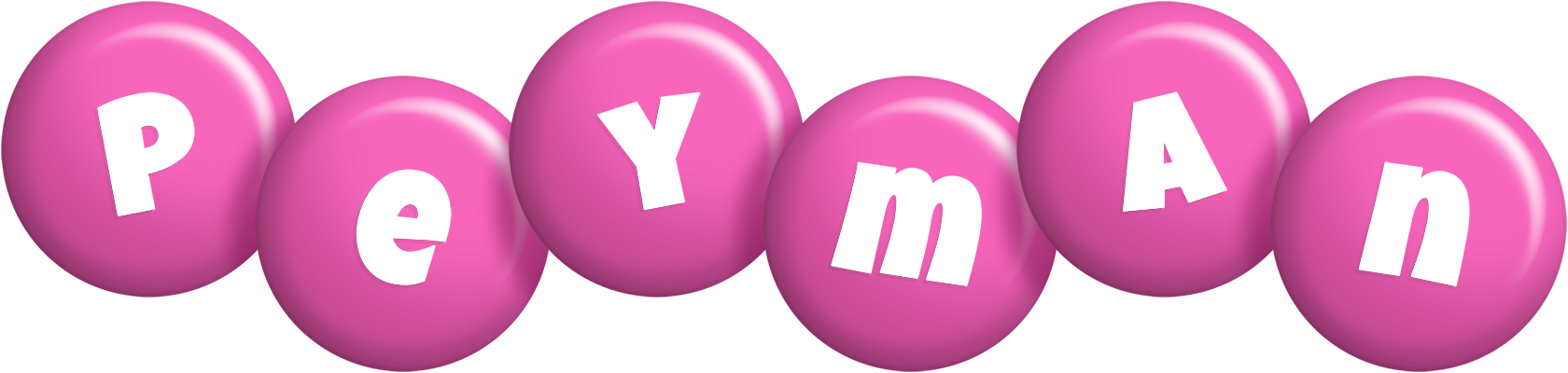 Peyman candy-pink logo