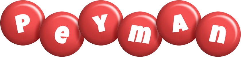 Peyman candy-red logo