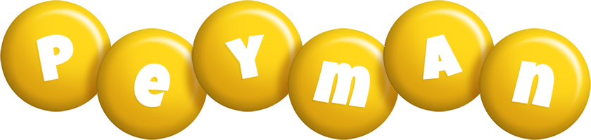 Peyman candy-yellow logo