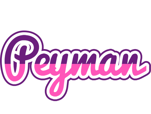 Peyman cheerful logo