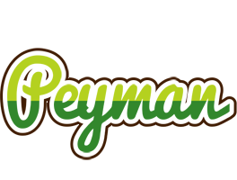 Peyman golfing logo