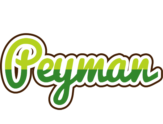 Peyman golfing logo