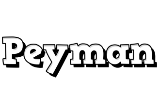 Peyman snowing logo