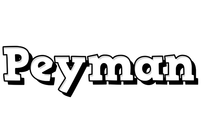 Peyman snowing logo