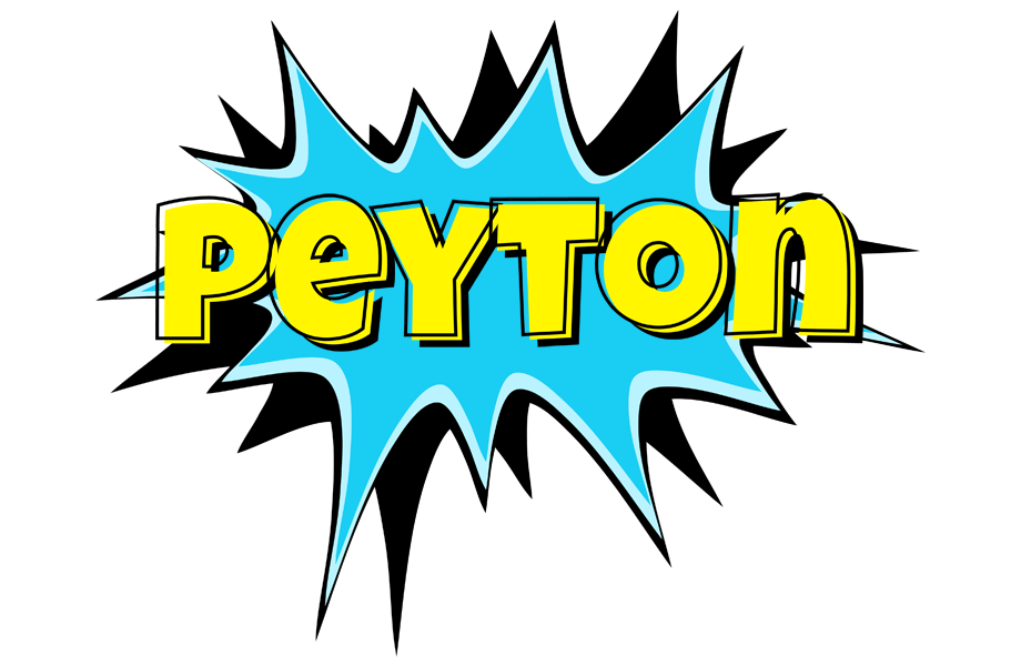 Peyton amazing logo