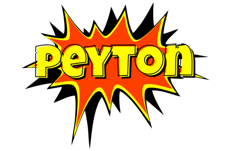 Peyton bazinga logo