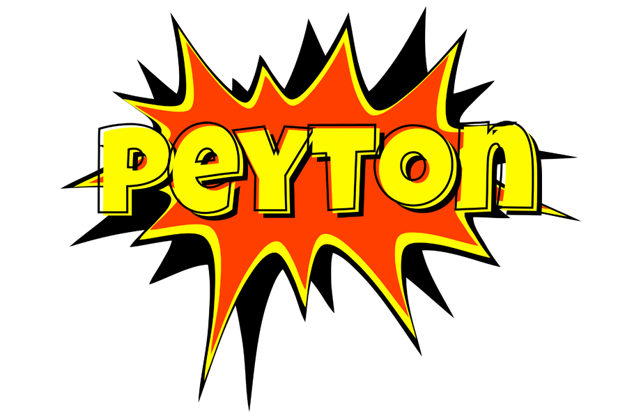 Peyton bazinga logo