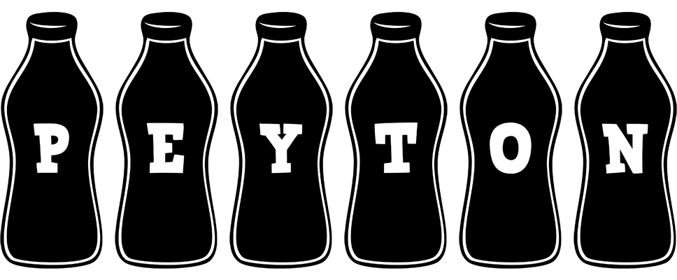 Peyton bottle logo