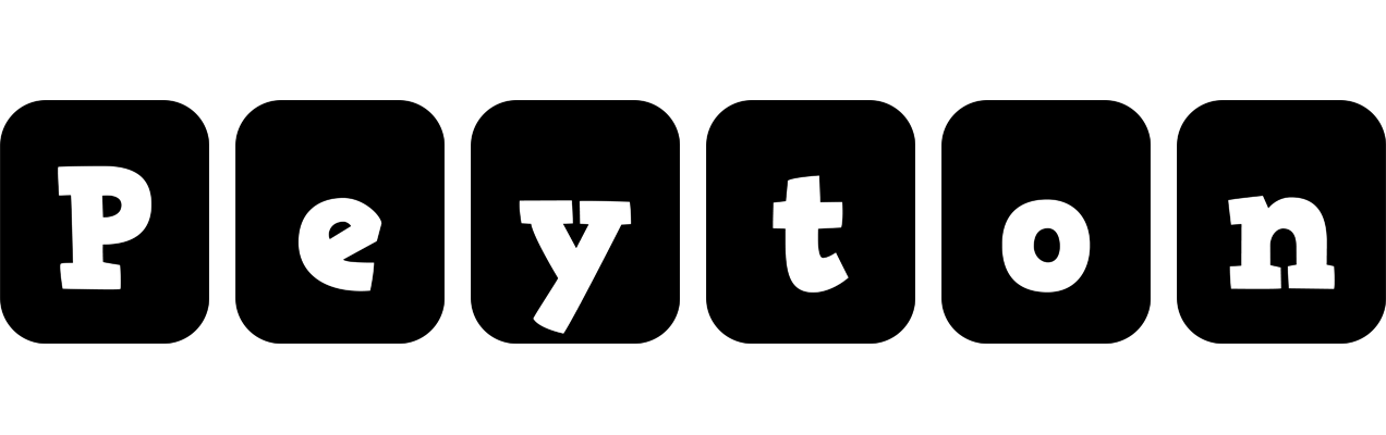 Peyton box logo