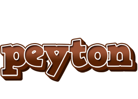Peyton brownie logo