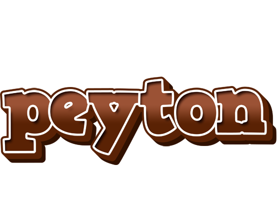 Peyton brownie logo