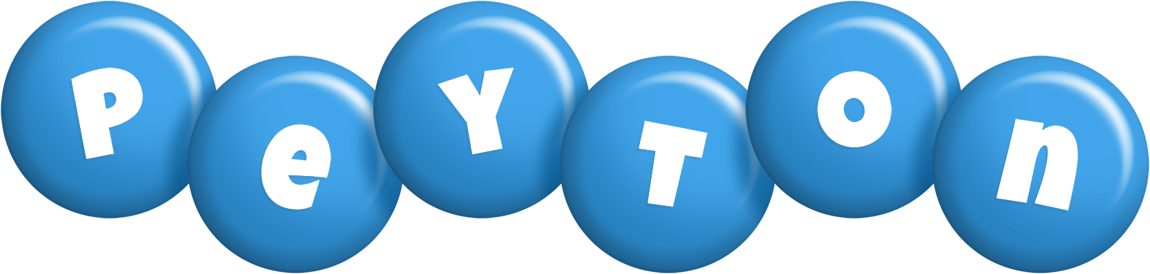 Peyton candy-blue logo
