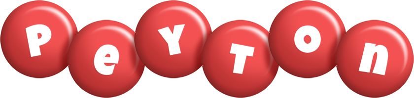 Peyton candy-red logo