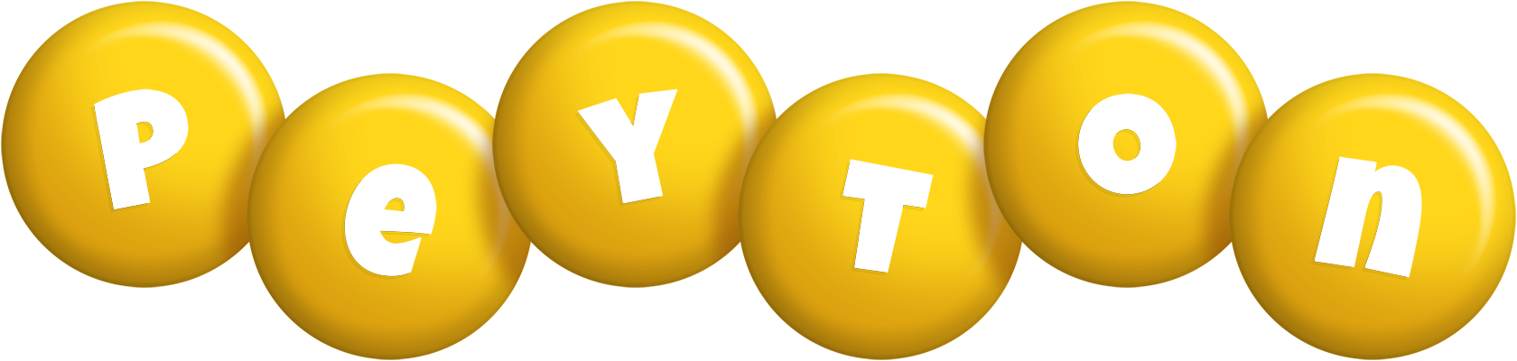 Peyton candy-yellow logo