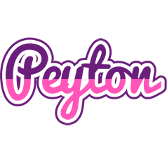 Peyton cheerful logo