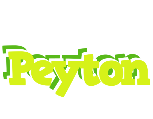 Peyton citrus logo