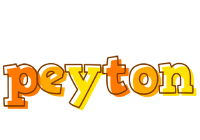 Peyton desert logo