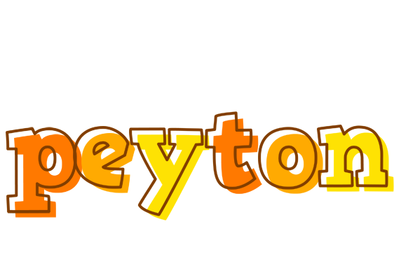 Peyton desert logo