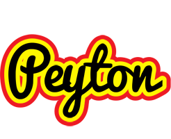 Peyton flaming logo