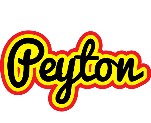 Peyton flaming logo