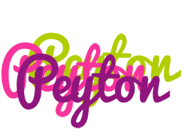 Peyton flowers logo