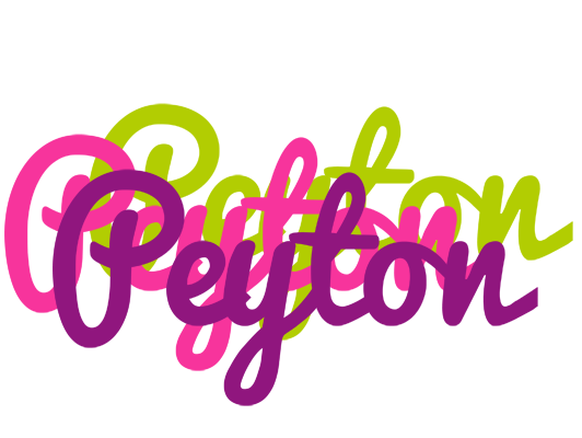 Peyton flowers logo