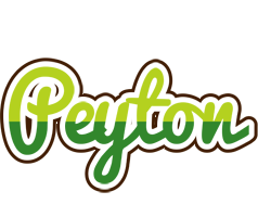 Peyton golfing logo
