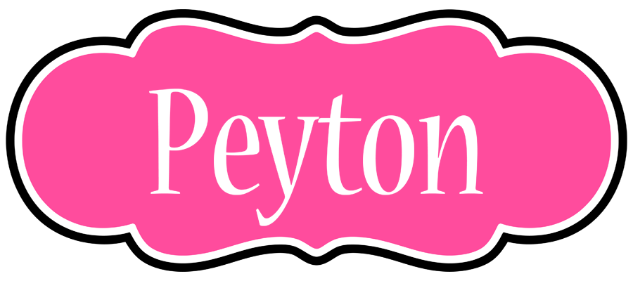 Peyton invitation logo